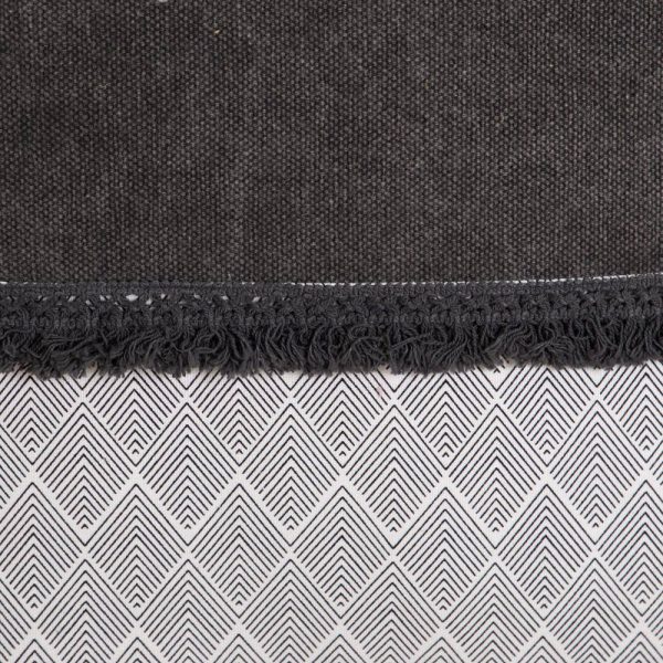COJÍN GRIS-BLANCO 100% ALGODÓN 45 X 45 CM - Imagen 4