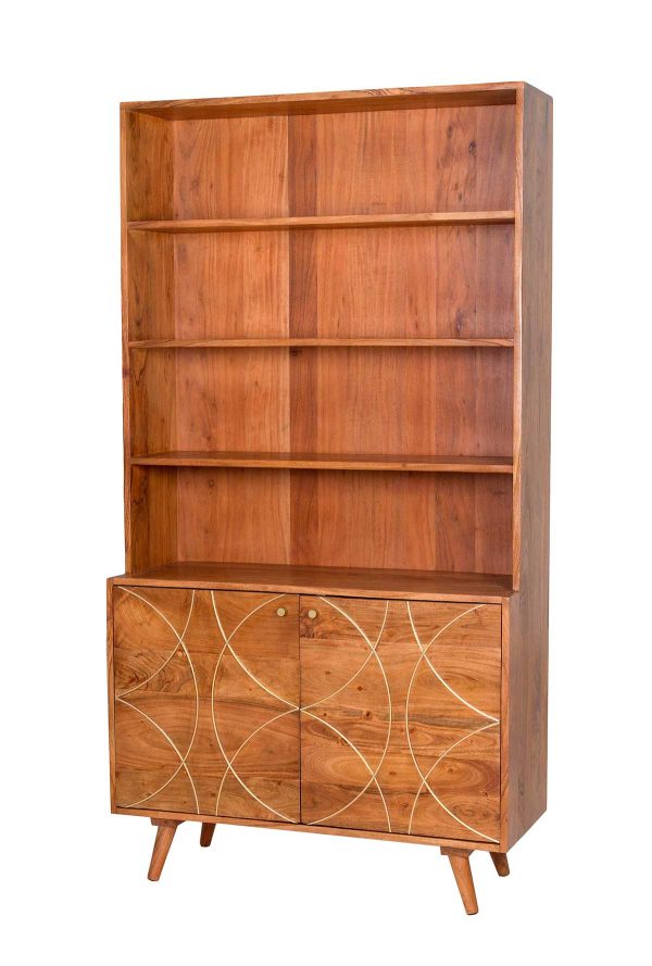 Estanteria Madera Acacia 100*40*190 Cm