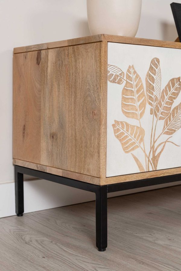 Aparador Mango Con Patas Metal 140*40*80 Cm - Imagen 14