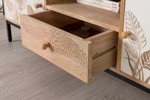Aparador Mango Con Patas Metal 140*40*80 Cm - Imagen 15