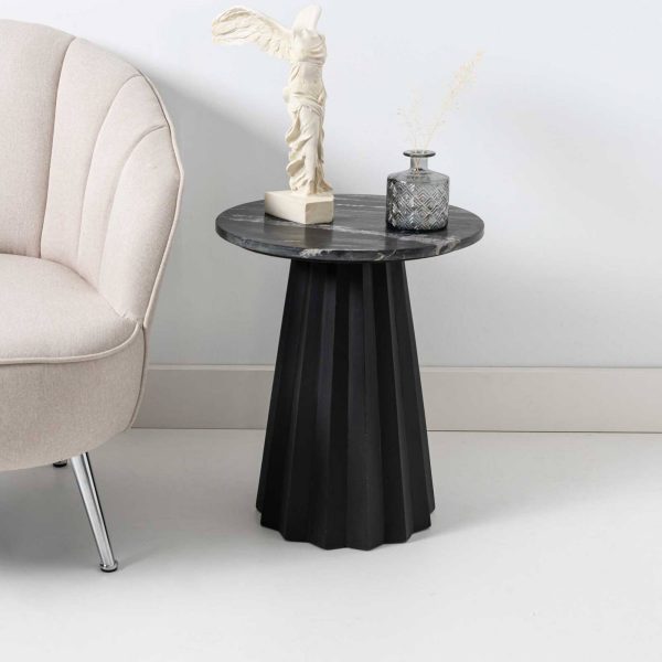 Mesa Auxiliar Marmol 50*42*42 Cm - Imagen 2