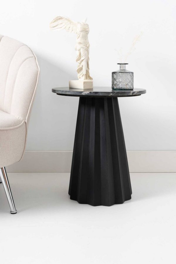 Mesa Auxiliar Marmol 50*42*42 Cm - Imagen 3