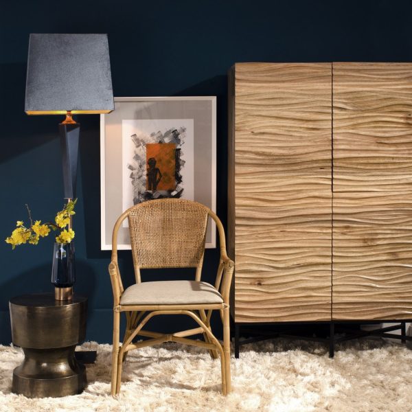 SILLA NATURAL "RATTAN" SALÓN 56 X 60 X 84 CM - Imagen 2