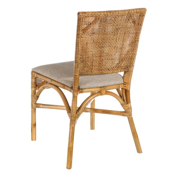 SILLA NATURAL "RATTAN" SALÓN 45 X 57 X 85 CM - Imagen 3