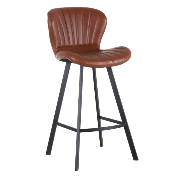 Taburete Camel Metal / Simil Piel 45 X 55 X 94 Cm - Imagen 2