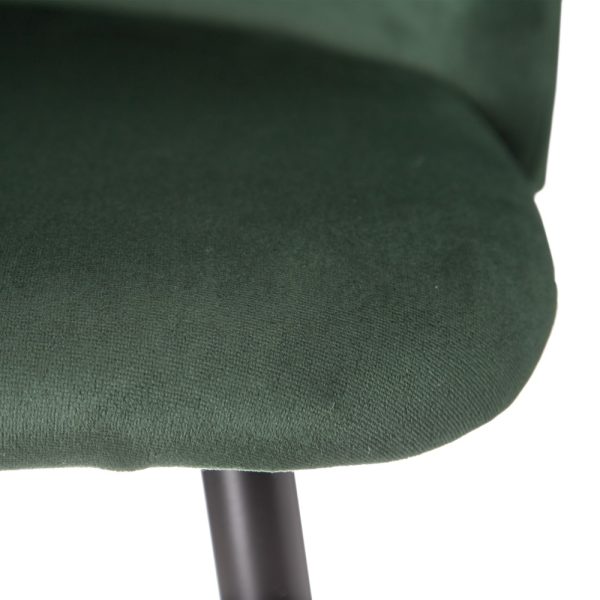 Taburete Alto Verde Oscuro Tejido-Metal 40,20 X 48,20 X 102 - Imagen 6