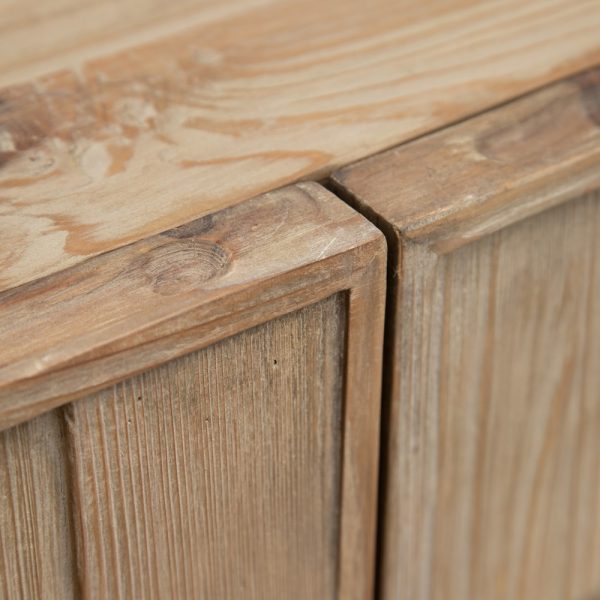 APARADOR CREMA MADERA-HIERRO SALÓN 180 X 45 X 84 CM - Imagen 4