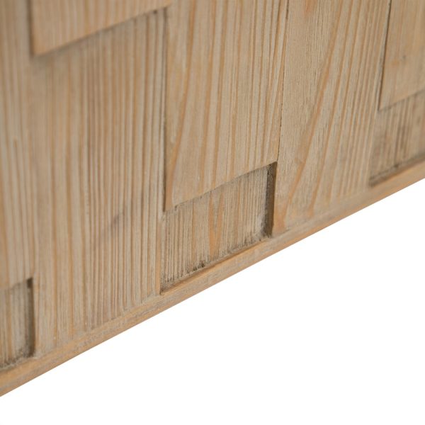 APARADOR CREMA MADERA-HIERRO SALÓN 180 X 45 X 84 CM - Imagen 5