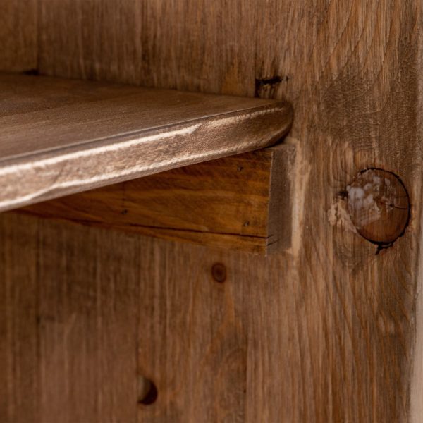 ARMARIO NATURAL MADERA DE OLMO SALÓN 122 X 44 X 210 CM - Imagen 8