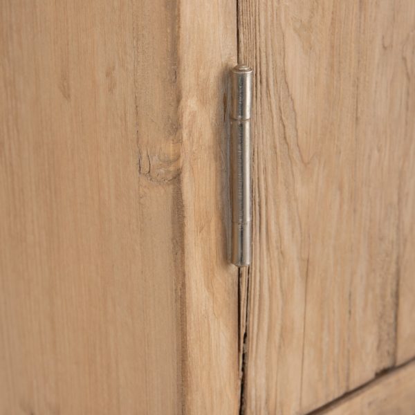 ESTANTERÍA NATURAL MADERA DE OLMO SALÓN 122 X 44 X 210 CM - Imagen 6