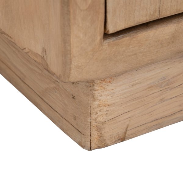 ESTANTERÍA NATURAL MADERA DE OLMO SALÓN 122 X 44 X 210 CM - Imagen 7