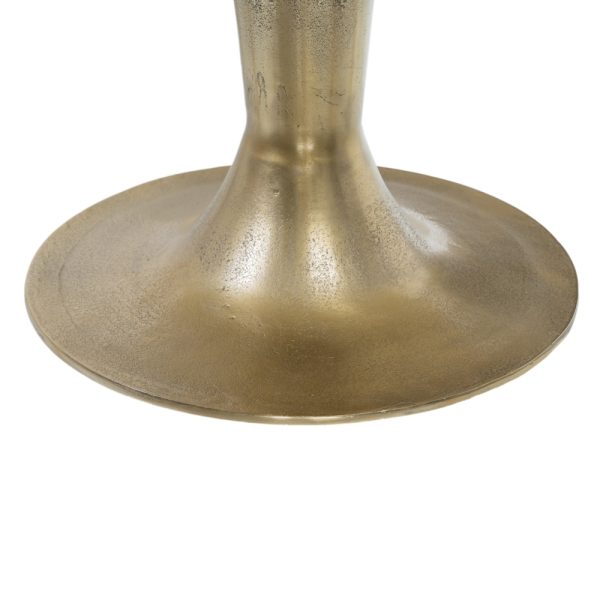 MESA CENTRO ORO VIEJO ALUMINIO SALÓN 90 X 90 X 45 CM - Imagen 6