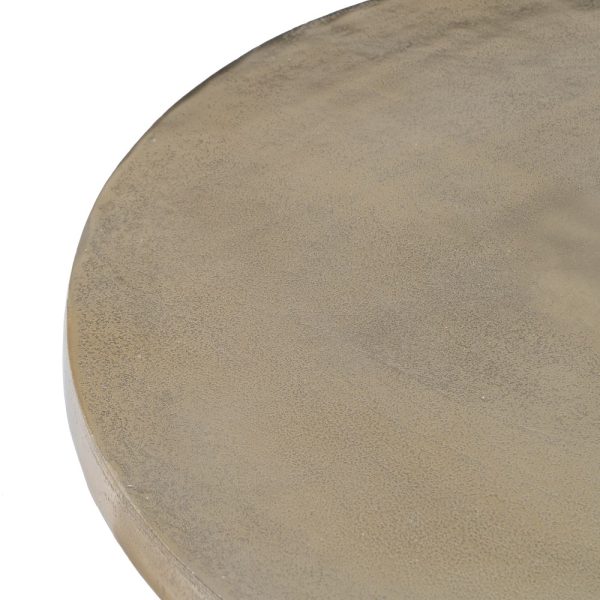 MESA AUXILIAR ORO ALUMINIO SALÓN 60 X 60 X 65 CM - Imagen 3