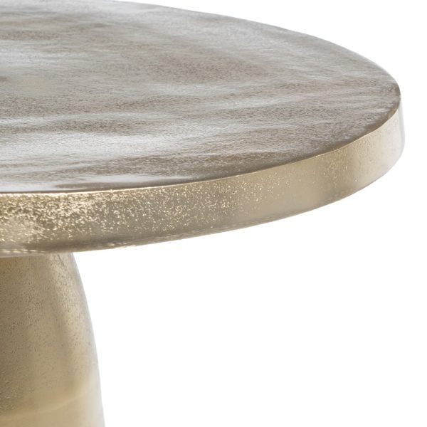 MESA AUXILIAR ORO ALUMINIO SALÓN 60 X 60 X 65 CM - Imagen 4