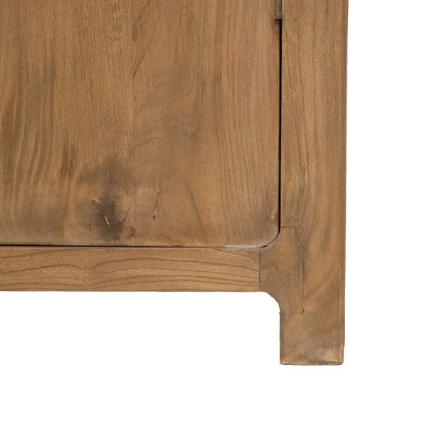 ARMARIO NATURAL MADERA DE OLMO SALÓN 122 X 46 X 210 CM - Imagen 9