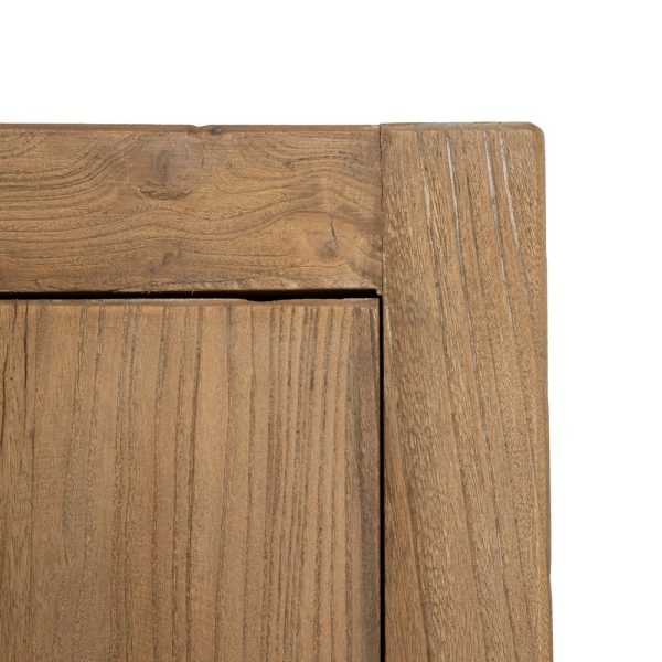 ARMARIO NATURAL MADERA DE OLMO SALÓN 122 X 46 X 210 CM - Imagen 5