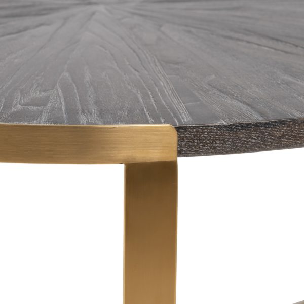 MESA CENTRO MARRÓN 90 X 90 X 45 CM - Imagen 5