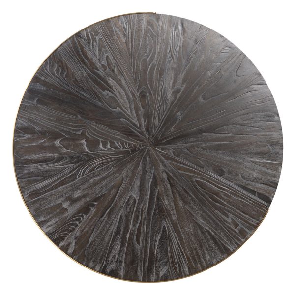 MESA CENTRO MARRÓN 90 X 90 X 45 CM - Imagen 9