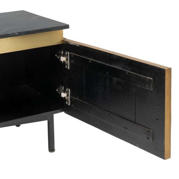 MUEBLE TV MARRÓN-NEGRO MÁRMOL/MADERA 170 X 40 X 51,50 CM - Imagen 10