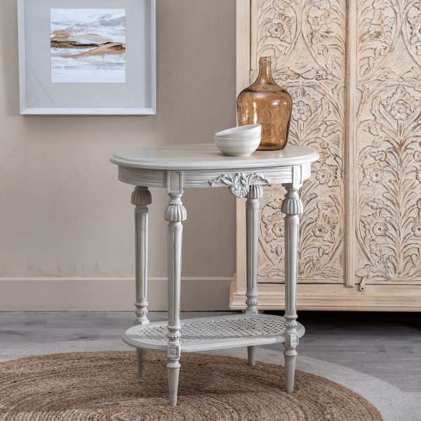 MESA BEIGE DM-MADERA SALÓN 69,50 X 45 X 76 CM - Imagen 2