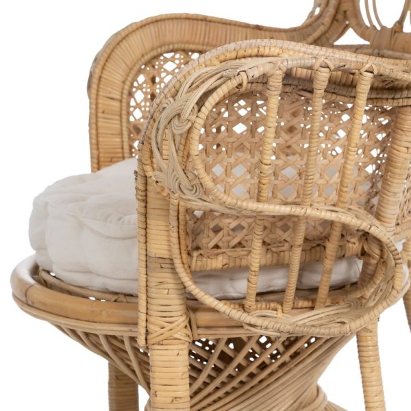 SILLÓN NATURAL RATÁN SALÓN 105 X 70 X 145 CM - Imagen 7