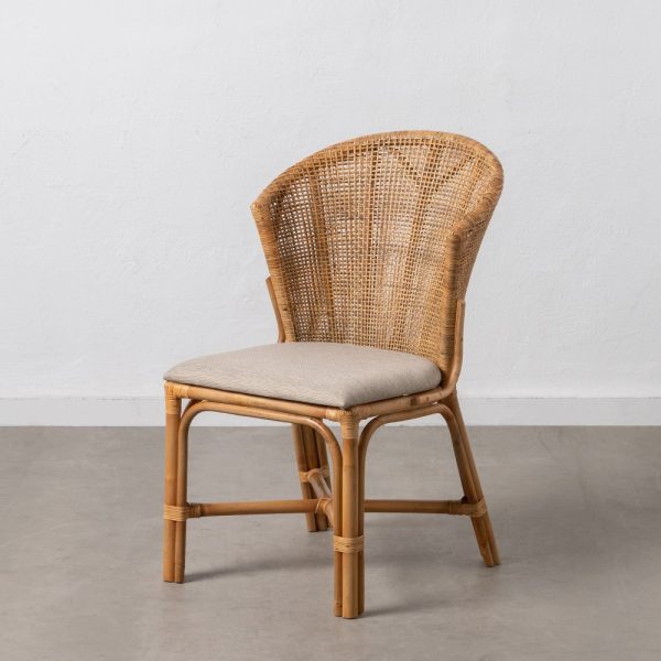 SILLA NATURAL RATÁN SALÓN 53 X 61,50 X 84,50 CM